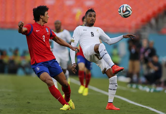 Lịch sử đối đầu giữa Hàn Quốc vs Ghana