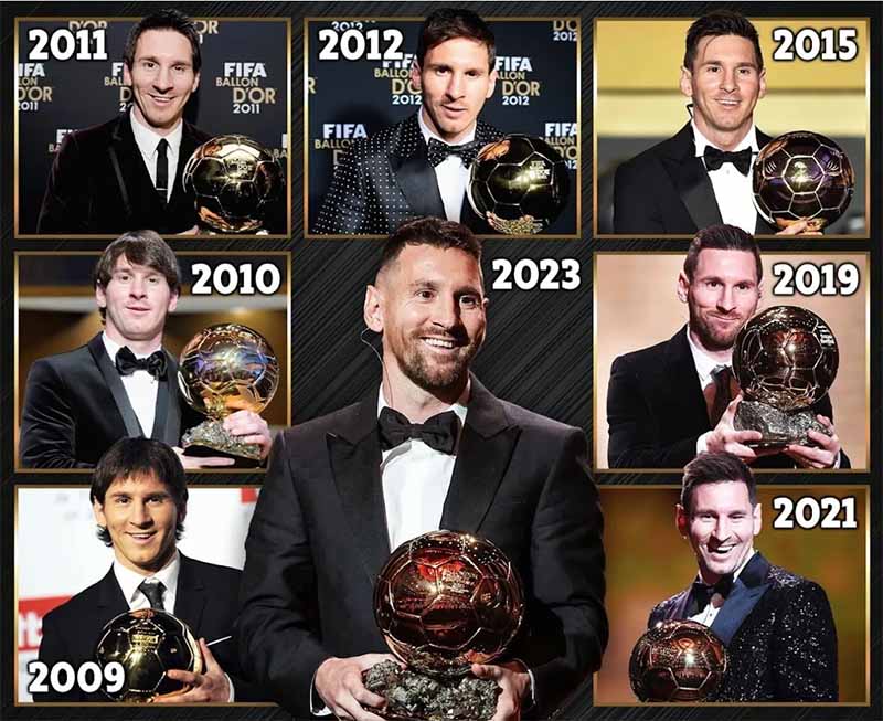 Messi có bao nhiêu Quả bóng vàng? Hành trình vĩ đại của GOAT
