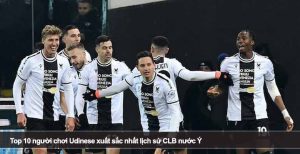 Top 10 người chơi Udinese xuất sắc nhất lịch sử CLB nước Ý